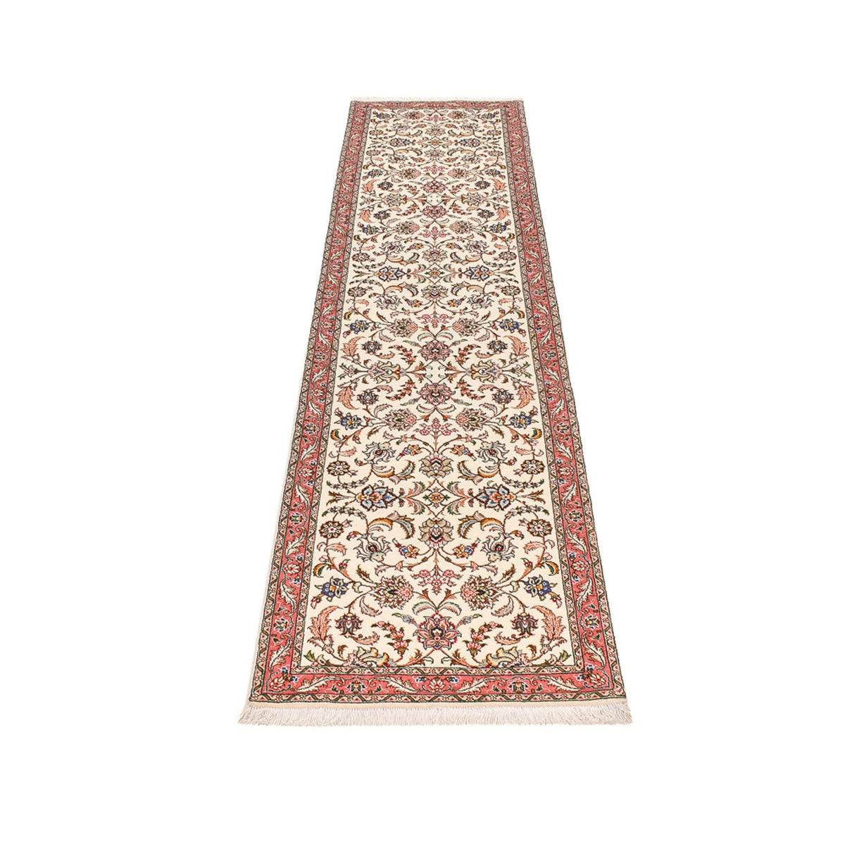 Tappeto corsia Tappeto Persero - Tabriz - Reale - 295 x 72 cm - sabbia