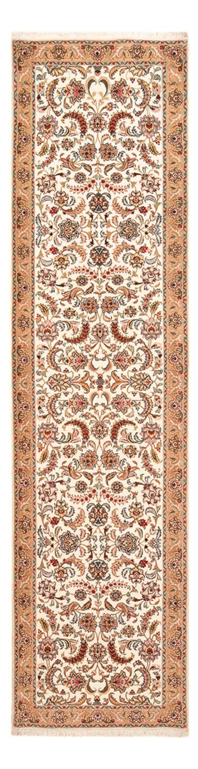 Tappeto corsia Tappeto Persero - Tabriz - Premio - 320 x 77 cm - caramello