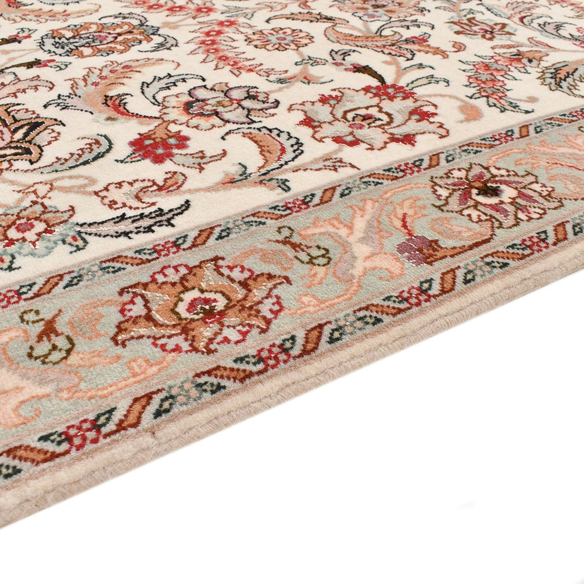 Tappeto corsia Tappeto Persero - Tabriz - Premio - 315 x 77 cm - caramello