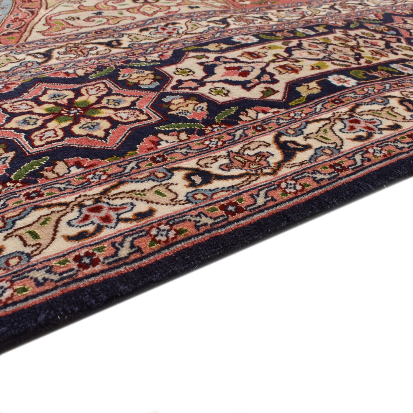Tappeto Persero - Tabriz - Reale quadrato  - 254 x 248 cm - beige scuro