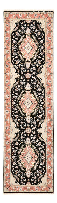 Tappeto corsia Tappeto Persero - Tabriz - Reale - 300 x 83 cm - blu scuro