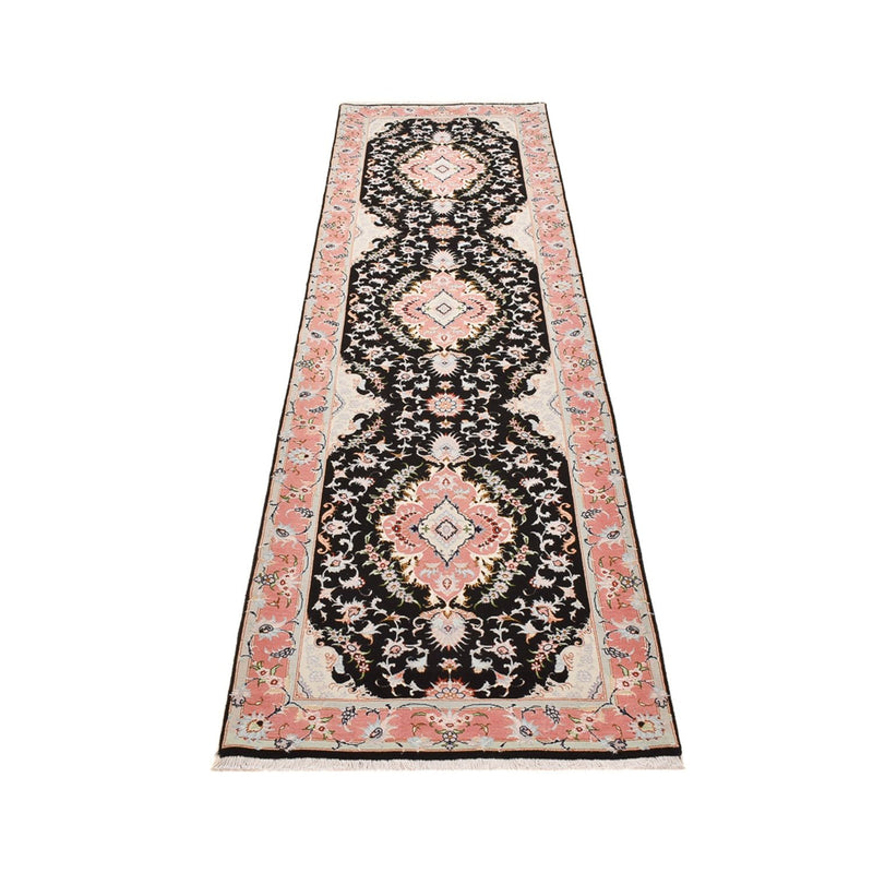 Tappeto corsia Tappeto Persero - Tabriz - Reale - 300 x 83 cm - blu scuro