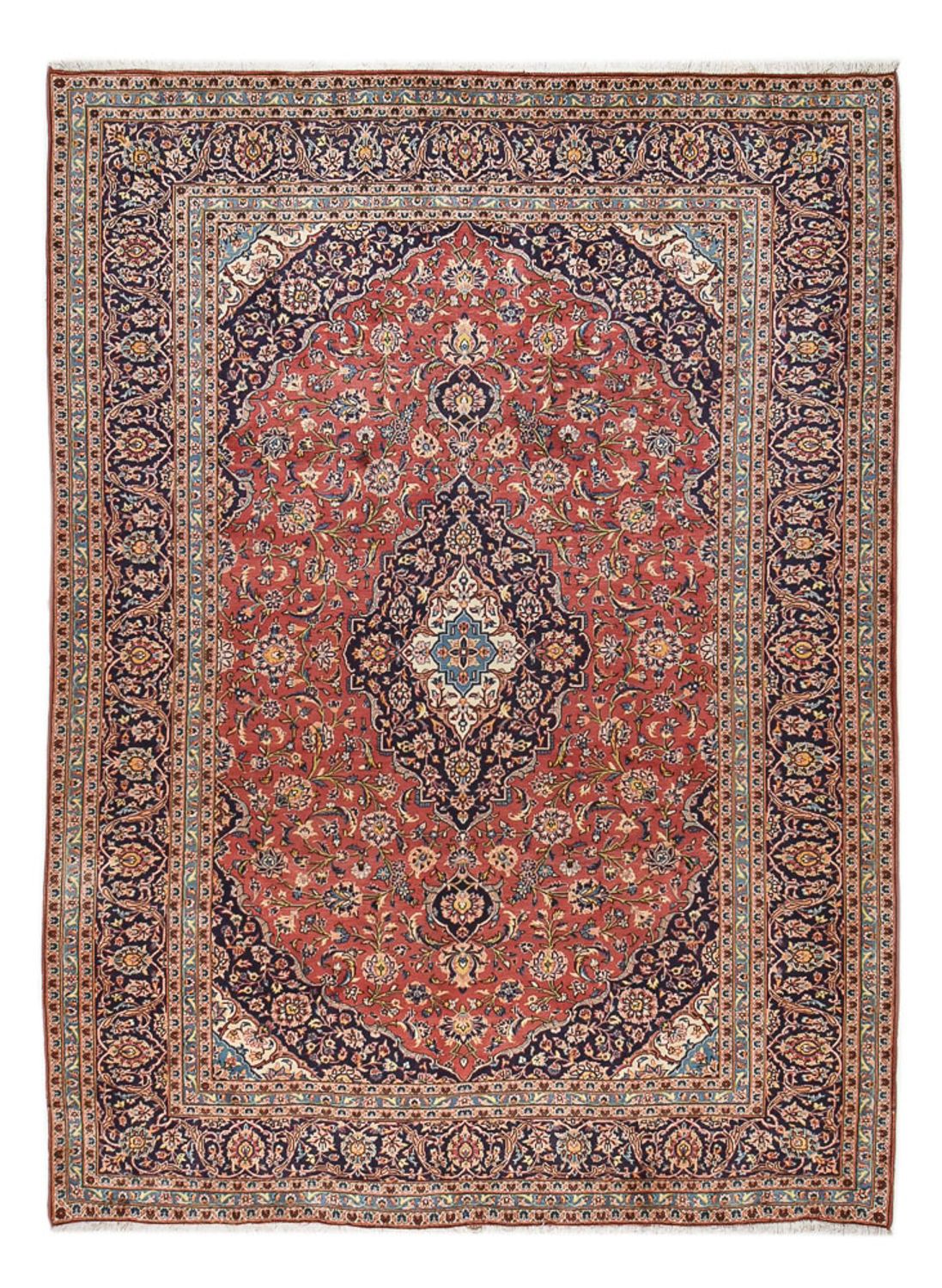 Tappeto Persero - Keshan - 340 x 248 cm - rosso