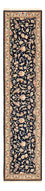 Tappeto corsia Tappeto Persero - Ghom - Reale - 244 x 58 cm - blu scuro