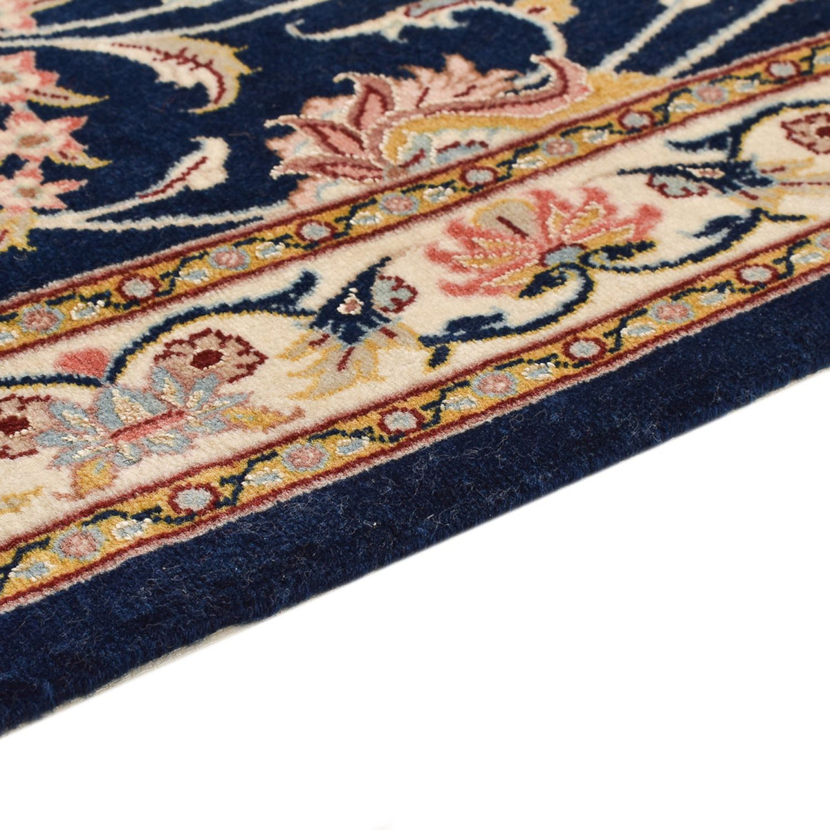 Tappeto corsia Tappeto Persero - Ghom - Reale - 244 x 58 cm - blu scuro