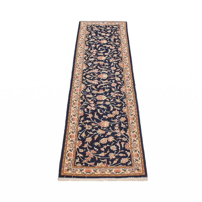 Tappeto corsia Tappeto Persero - Ghom - Reale - 244 x 58 cm - blu scuro