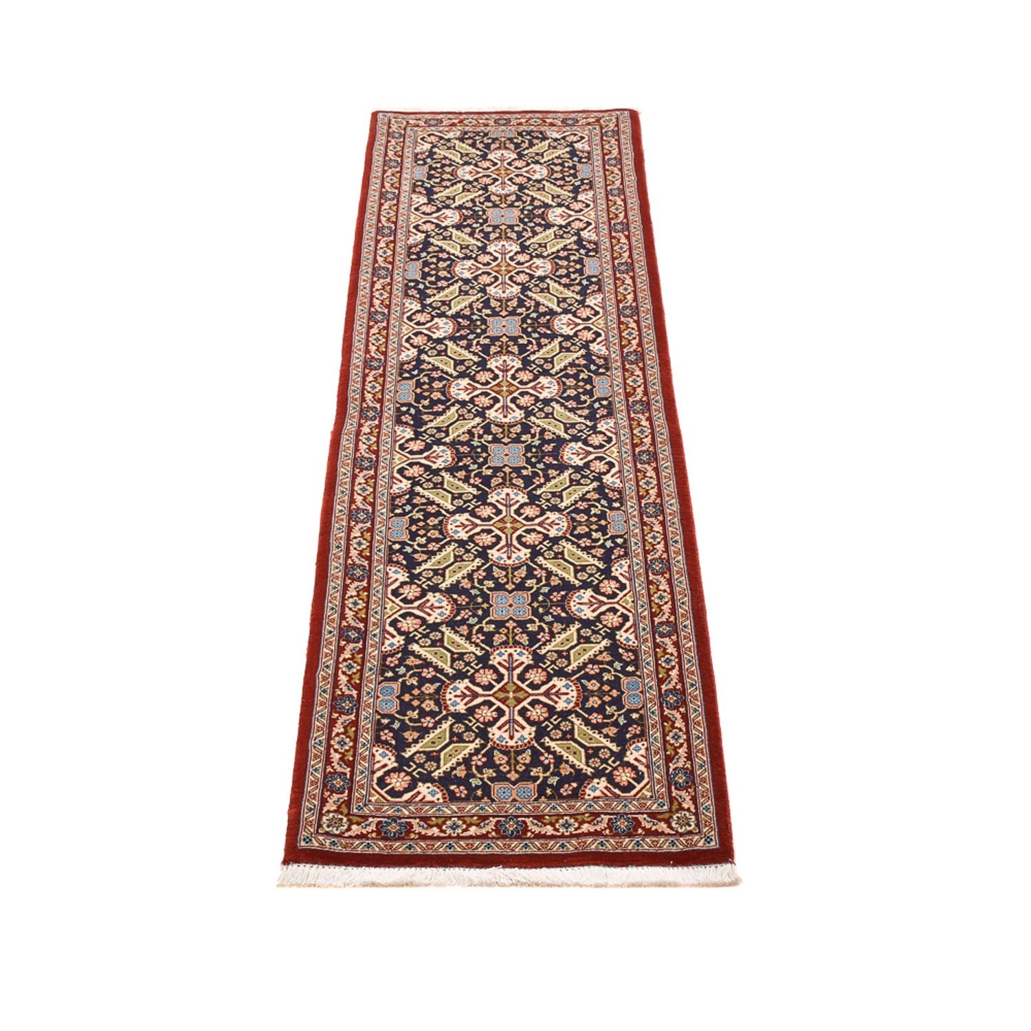Tappeto corsia Tappeto Persero - Ghom - Reale - 193 x 51 cm - beige scuro
