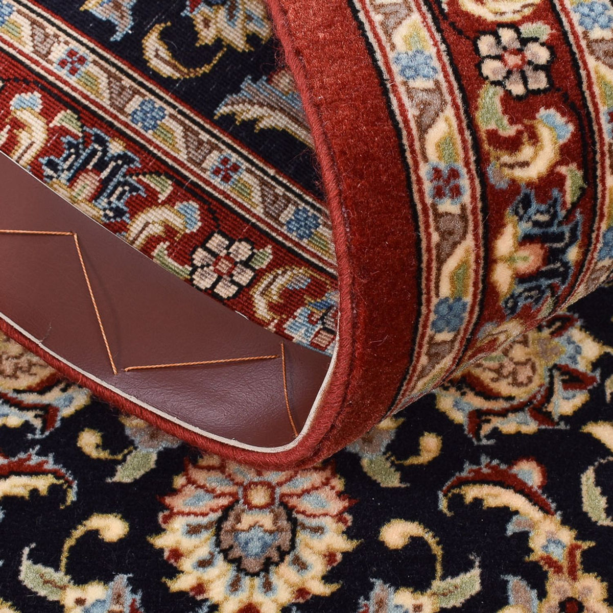 Tappeto corsia Tappeto Persero - Ghom - Reale - 193 x 55 cm - beige scuro