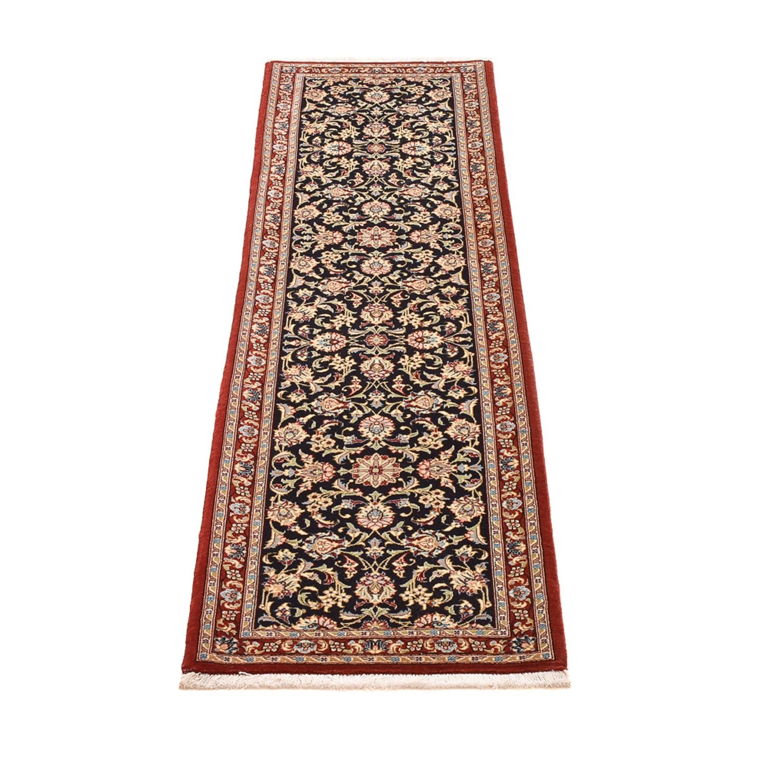 Tappeto corsia Tappeto Persero - Ghom - Reale - 193 x 55 cm - beige scuro