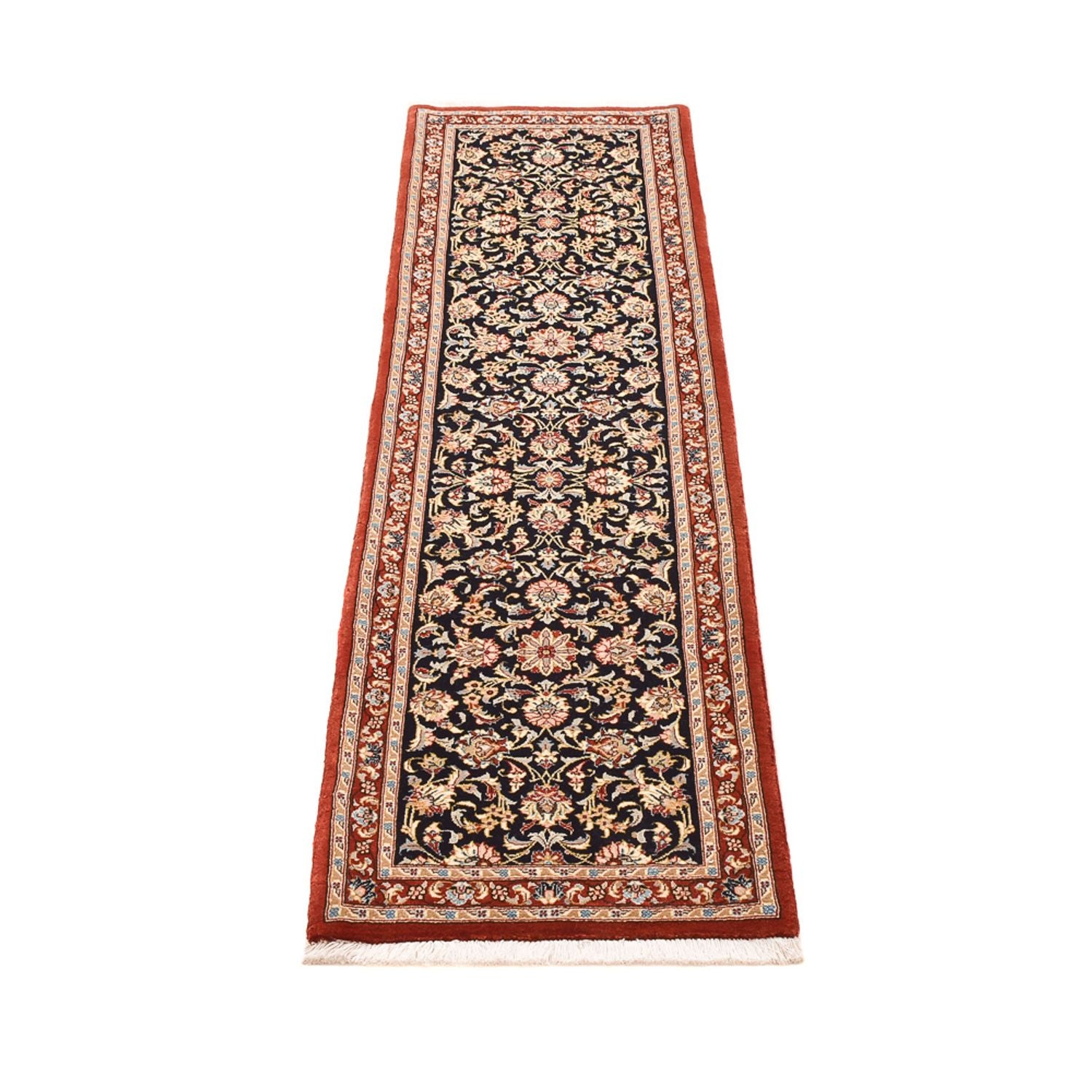 Tappeto corsia Tappeto Persero - Ghom - Reale - 201 x 54 cm - beige scuro
