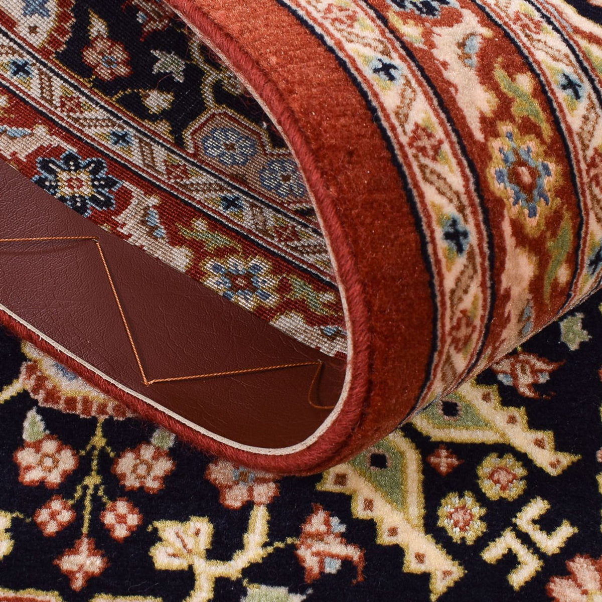 Tappeto corsia Tappeto Persero - Ghom - Reale - 203 x 54 cm - beige scuro