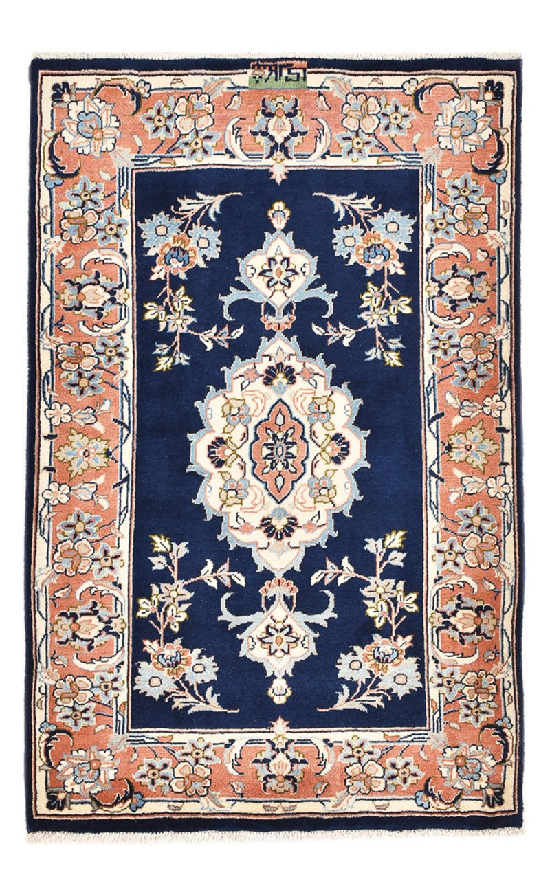 Tappeto Persero - Keshan - 132 x 85 cm - blu