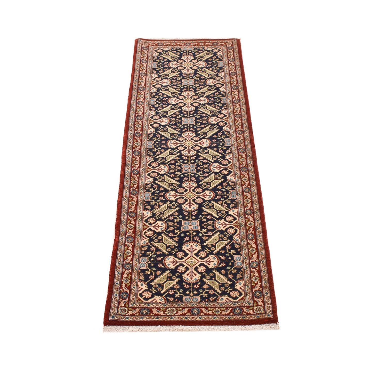 Tappeto corsia Tappeto Persero - Ghom - Reale - 192 x 54 cm - beige scuro