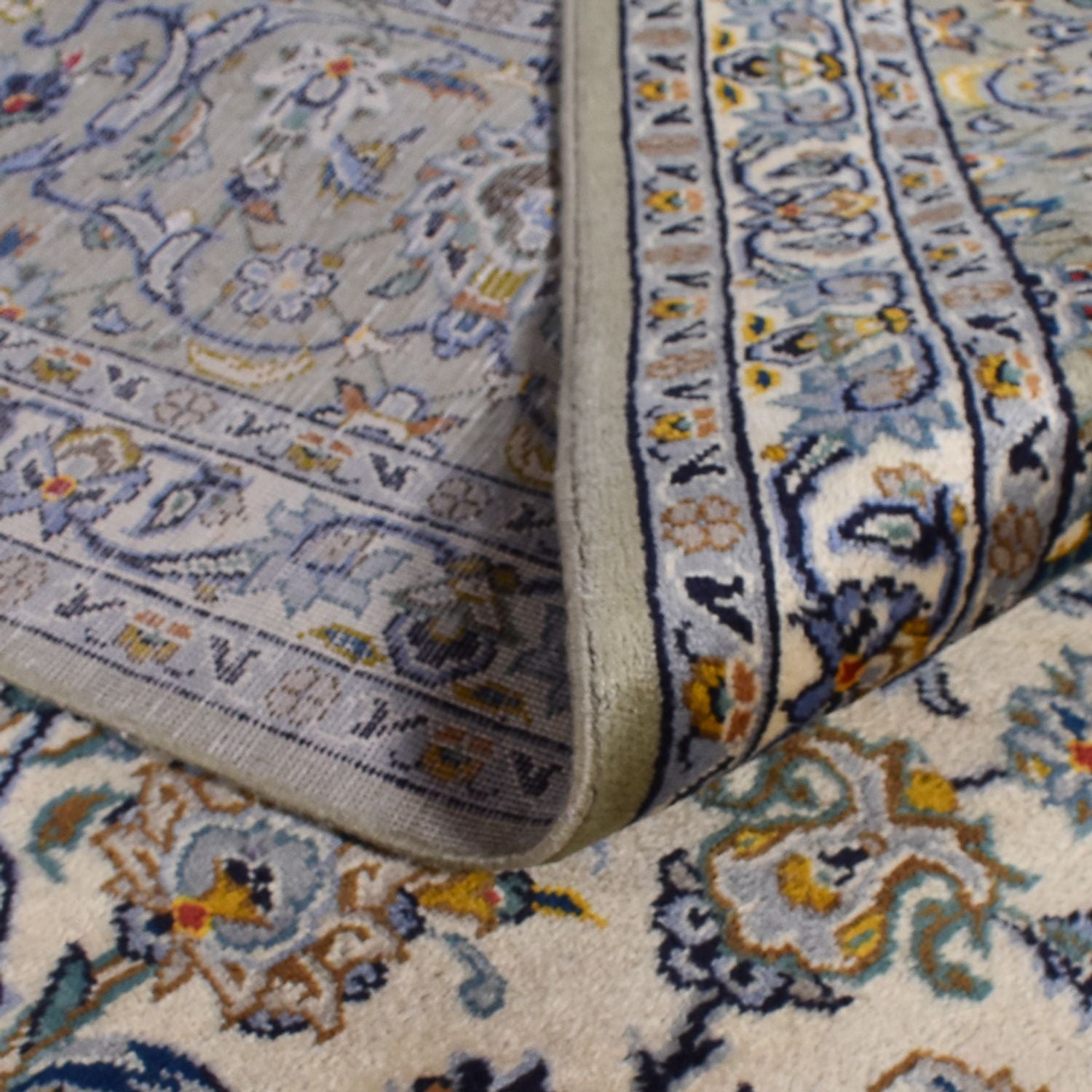 Tappeto Persero - Keshan - Reale - 350 x 285 cm - grigio