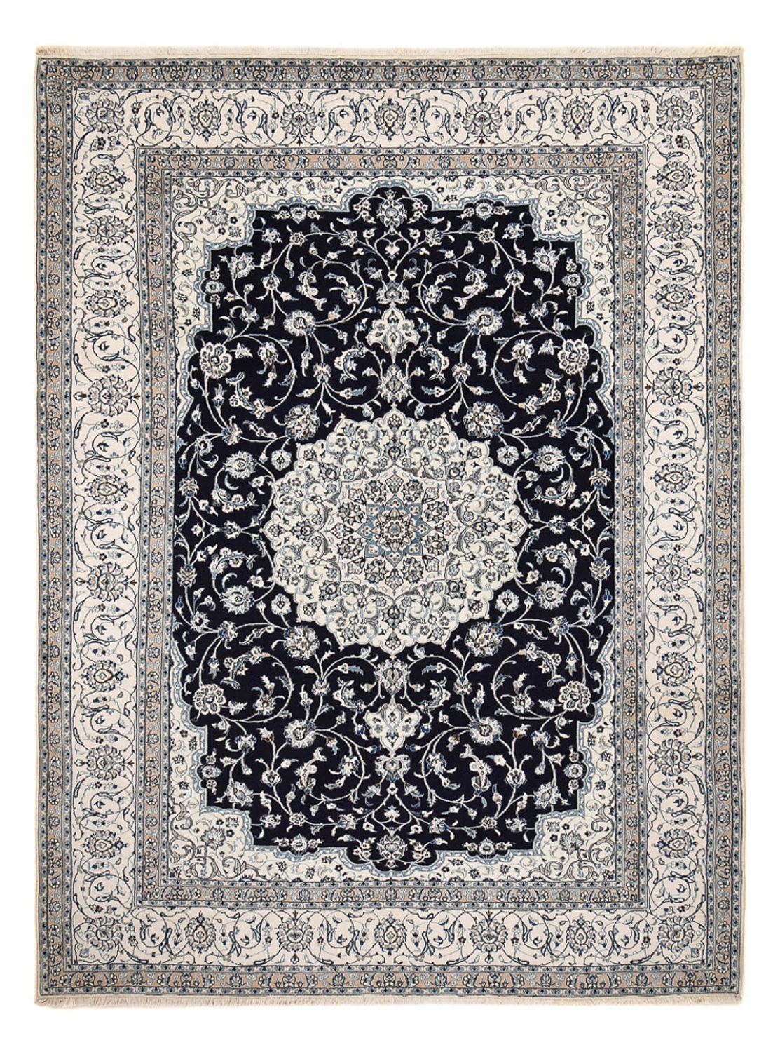 Tappeto Persero - Nain - 403 x 300 cm - blu scuro