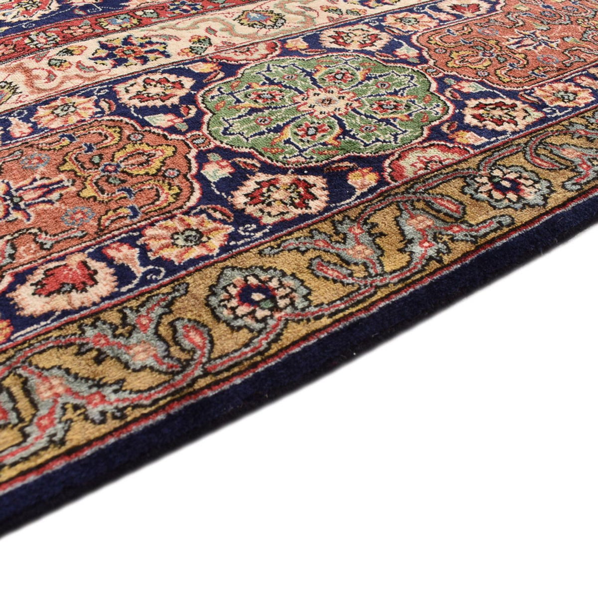 Tappeto Persero - Tabriz - Reale - 410 x 300 cm - blu scuro