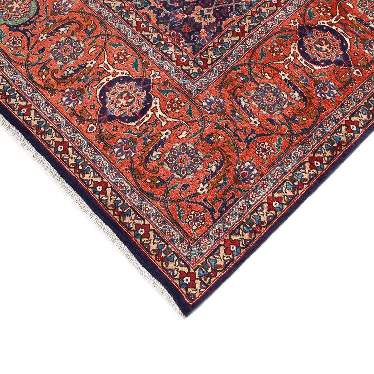 Tappeto Persero - Tabriz - Reale - 373 x 278 cm - rosso bordeaux