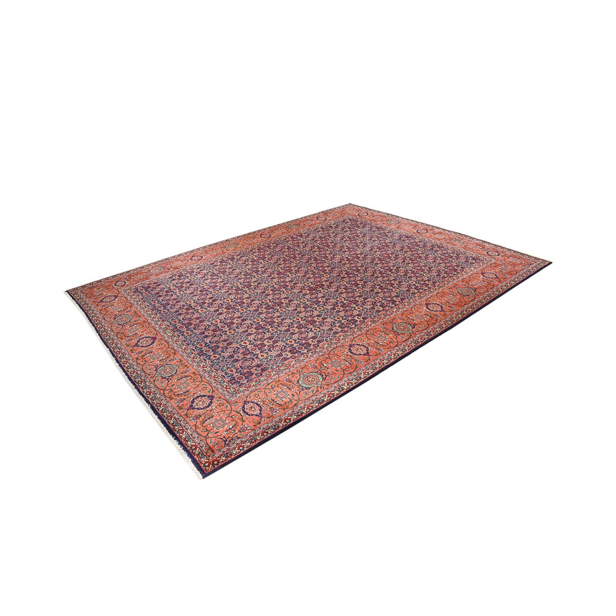 Tappeto Persero - Tabriz - Reale - 373 x 278 cm - rosso bordeaux