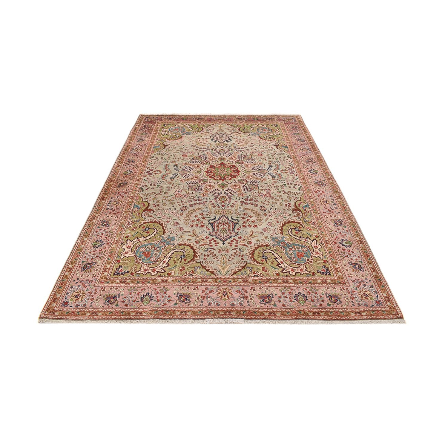 Tappeto Persero - Tabriz - Reale - 295 x 192 cm - salmone