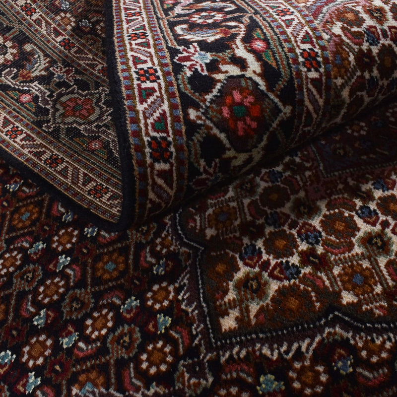 Tappeto Persero - Tabriz - Reale - 204 x 150 cm - marrone scuro