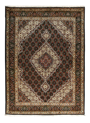 Tappeto Persero - Tabriz - Reale - 210 x 152 cm - marrone scuro
