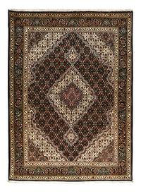 Tappeto Persero - Tabriz - Reale - 210 x 152 cm - marrone scuro
