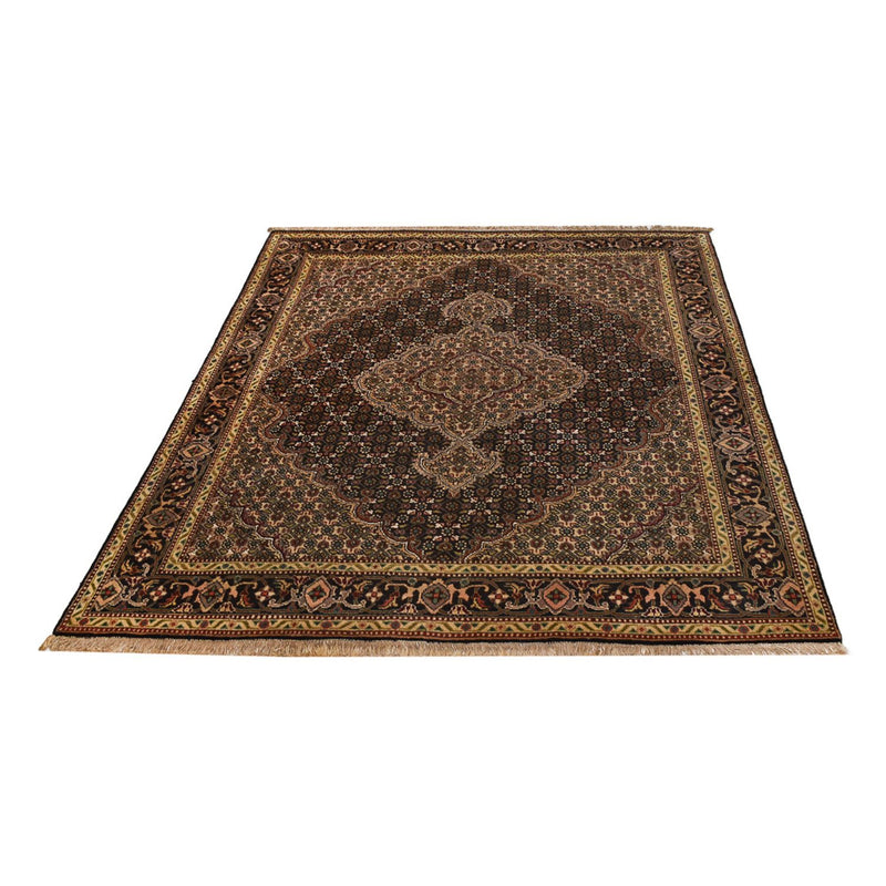 Tappeto Persero - Tabriz - Reale - 203 x 148 cm - marrone scuro
