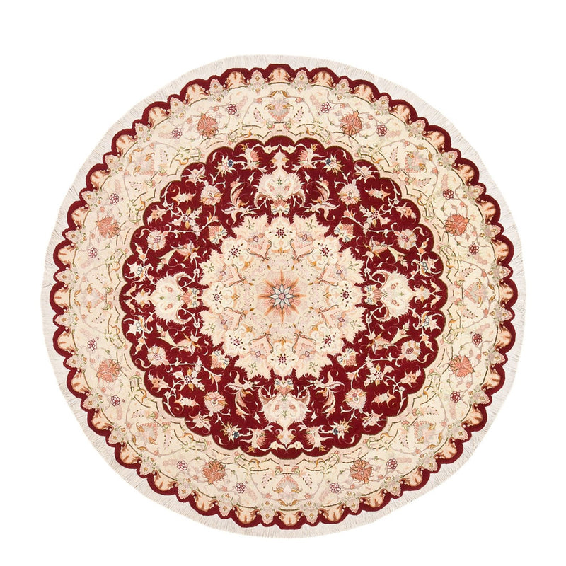 Tappeto Persero - Tabriz - Reale rotondo  - 200 x 200 cm - multicolore