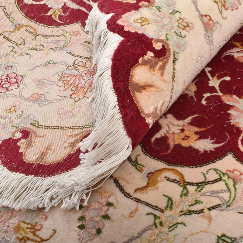Tappeto Persero - Tabriz - Reale rotondo  - 200 x 200 cm - multicolore