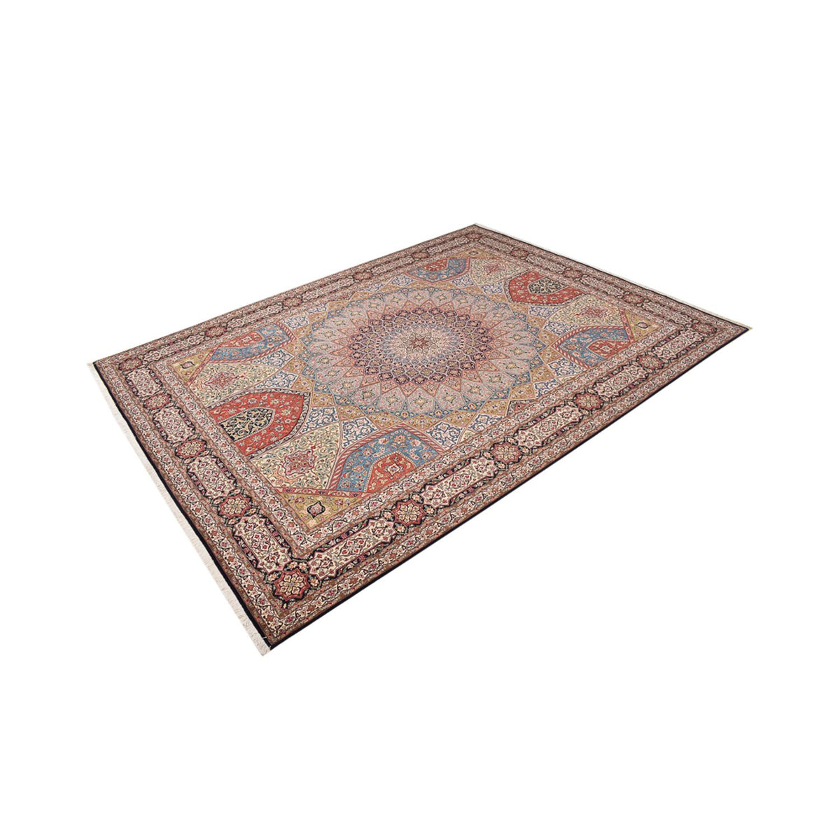 Tappeto Persero - Tabriz - Reale - 402 x 302 cm - beige chiaro