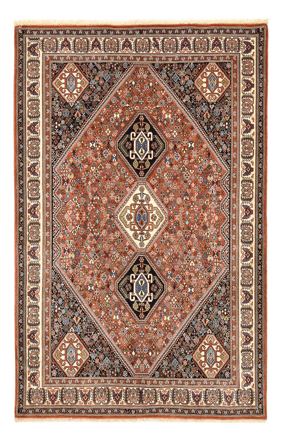 Tappeto Gabbeh - Kashkuli Persero - 212 x 139 cm - ruggine