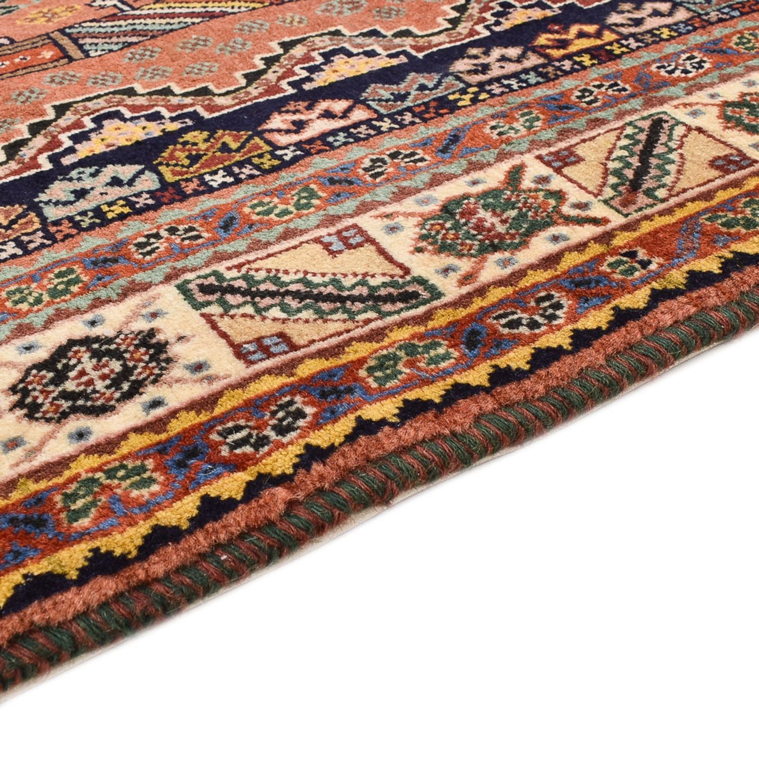Tappeto Gabbeh - Kashkuli Persero - 202 x 152 cm - rosso chiaro