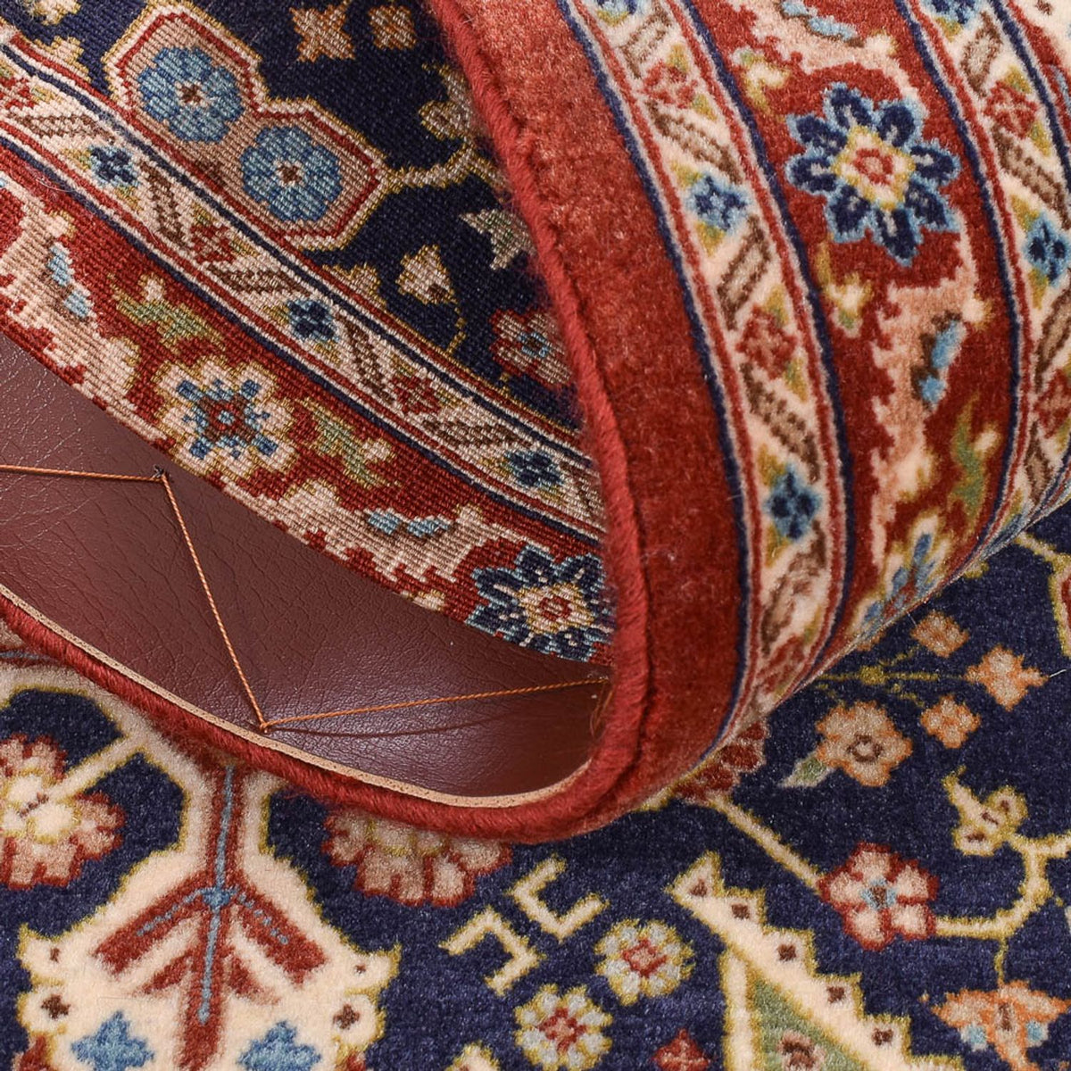 Tappeto corsia Tappeto Persero - Ghom - Reale - 202 x 52 cm - beige scuro