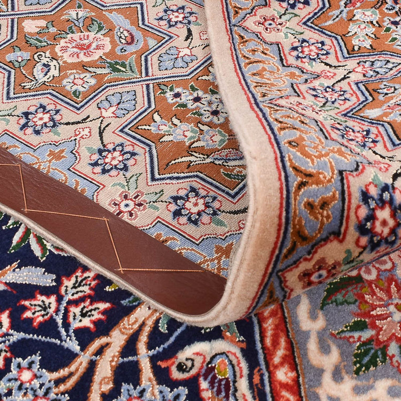 Tappeto Persero - Isfahan - Premio - 238 x 159 cm - blu scuro