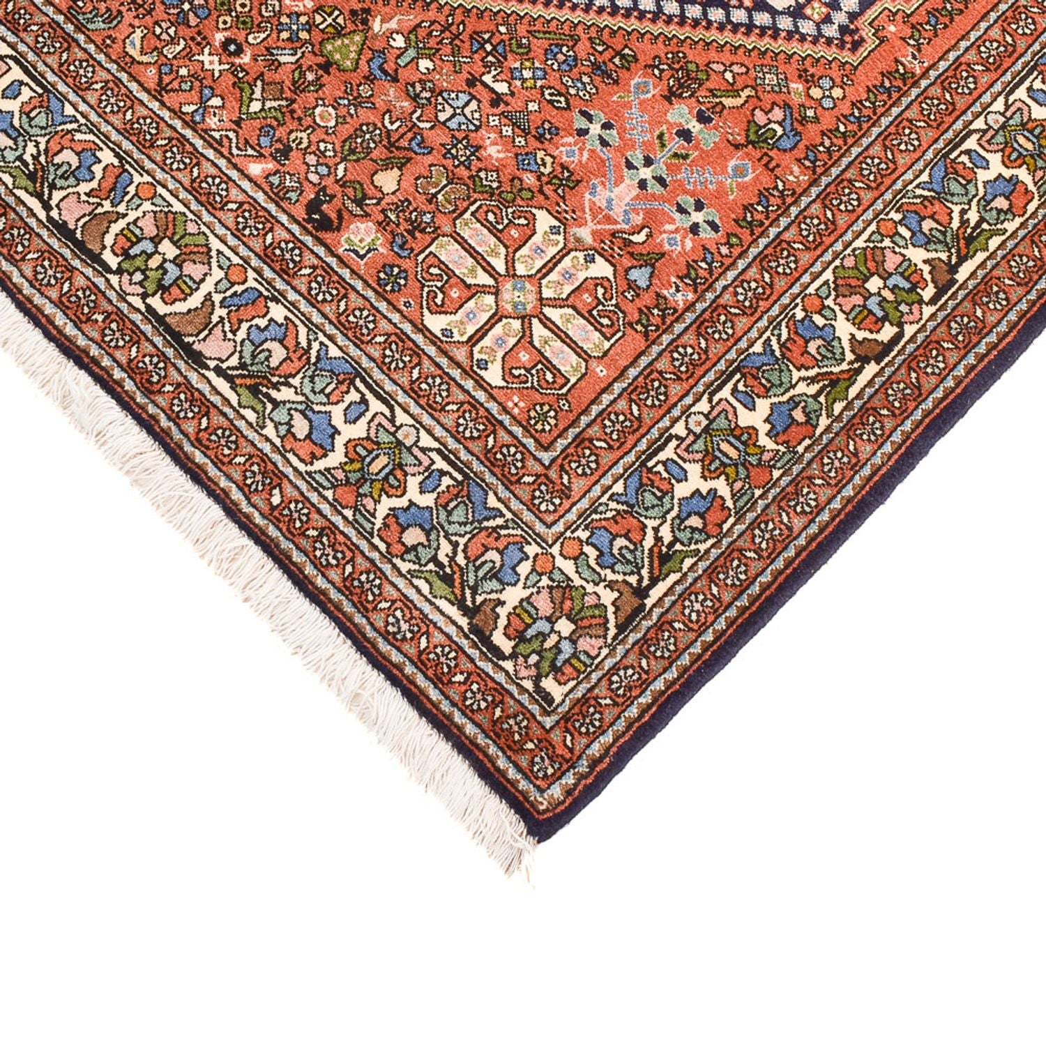 Tappeto corsia Tappeto Gabbeh - Kashkuli Persero - 202 x 150 cm - blu scuro