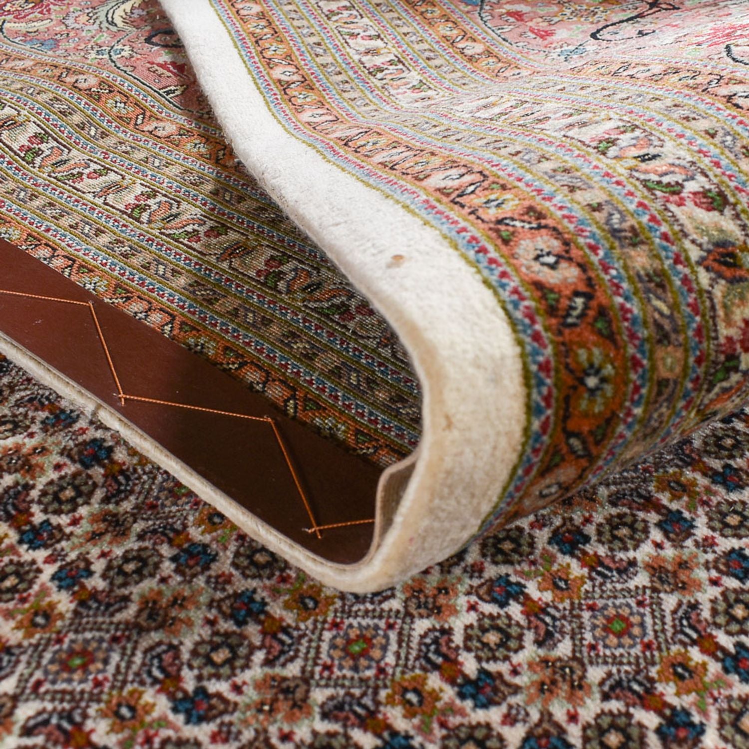 Tappeto Persero - Tabriz - Reale - 502 x 350 cm - beige chiaro
