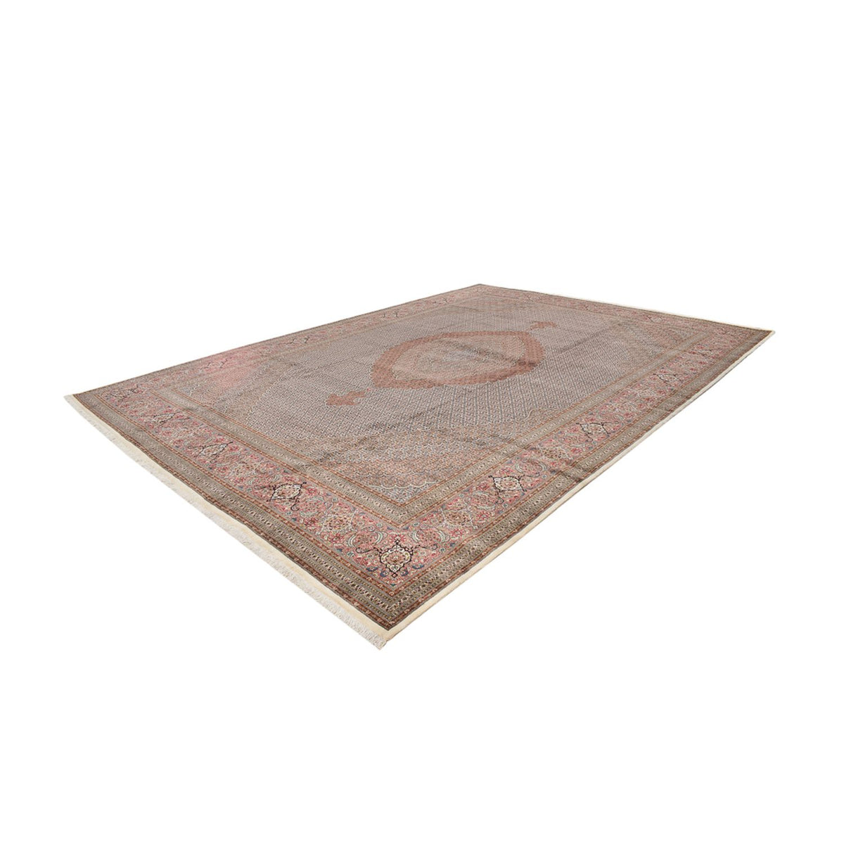 Tappeto Persero - Tabriz - Reale - 502 x 350 cm - beige chiaro