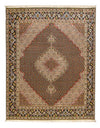 Tabriz - 40 Raj Tappeto 153x195cm - Tappeto persiano - Rettangolo / Marrone / 153 x 195 cm Rettangolo
