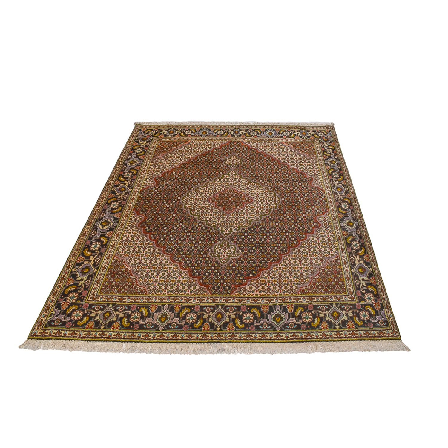 Tappeto Persero - Tabriz - Reale - 195 x 153 cm - marrone