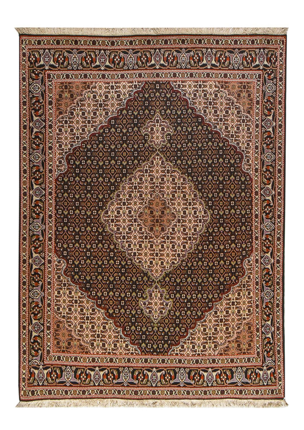 Tappeto Persero - Tabriz - Reale - 207 x 148 cm - marrone