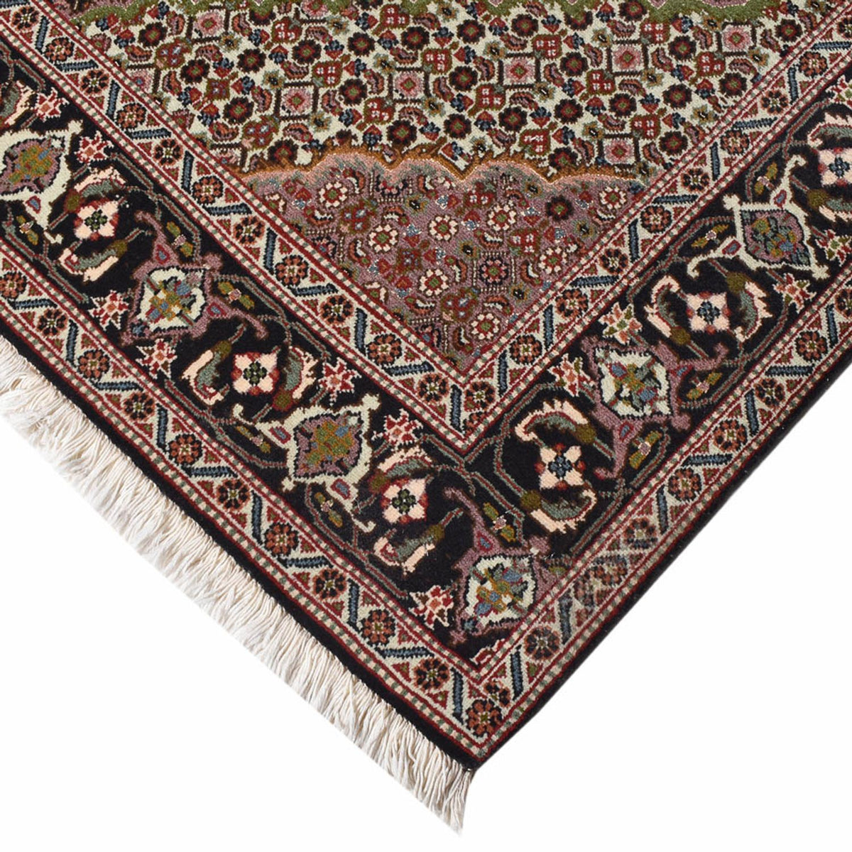 Tappeto Persero - Tabriz - Reale - 203 x 150 cm - marrone scuro