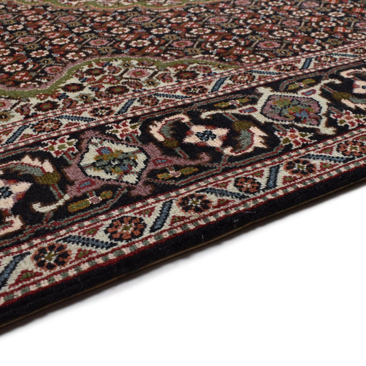 Tappeto Persero - Tabriz - Reale - 203 x 150 cm - marrone scuro