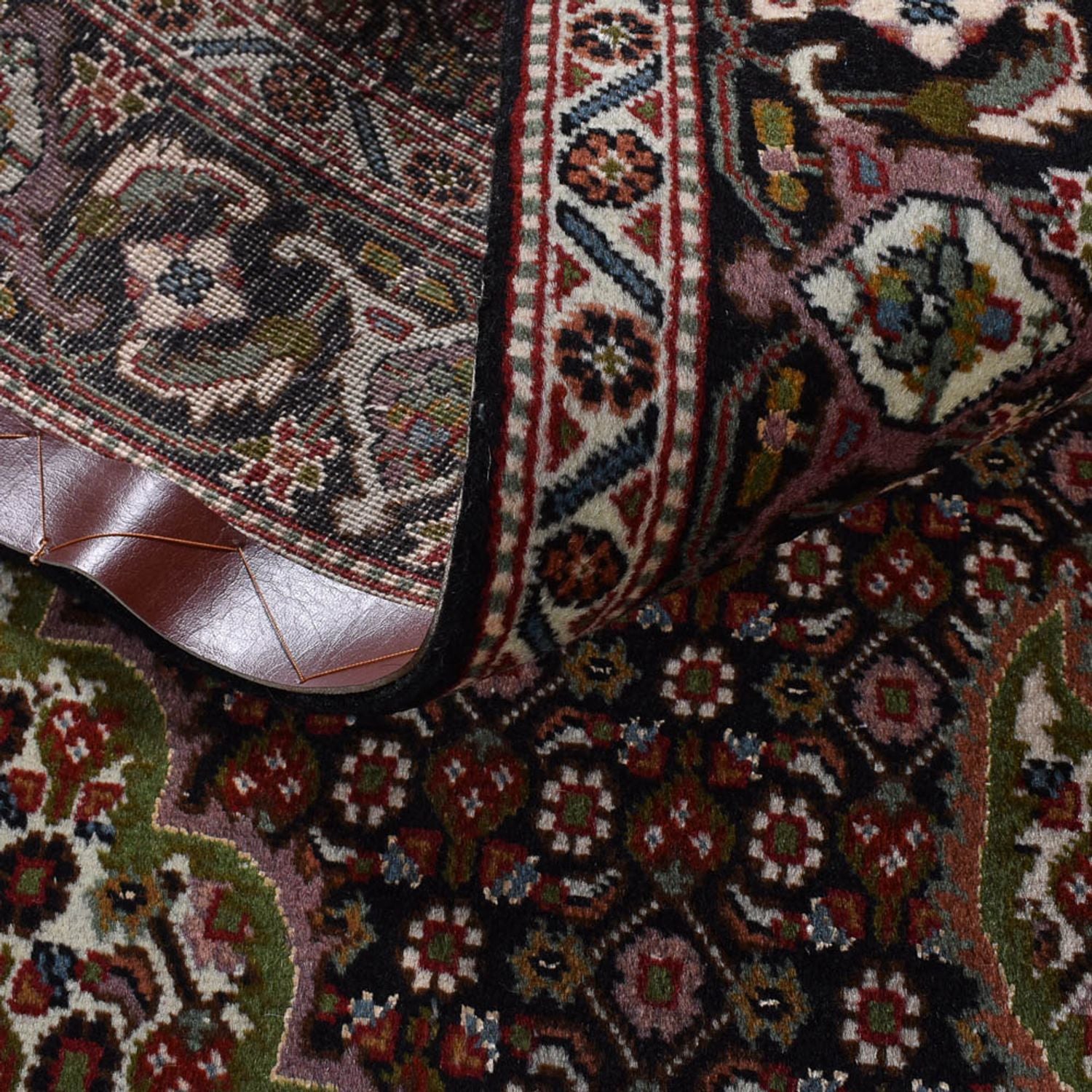 Tappeto Persero - Tabriz - Reale - 203 x 150 cm - marrone scuro