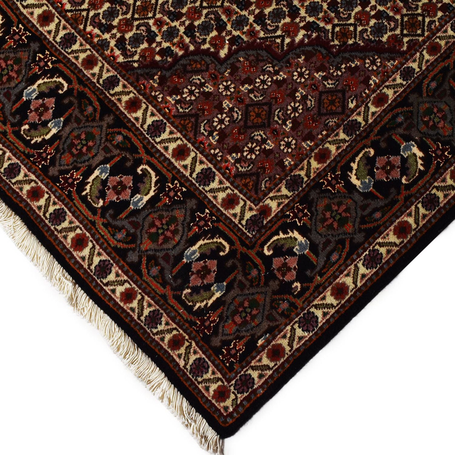 Tappeto Persero - Tabriz - Reale - 200 x 152 cm - marrone scuro