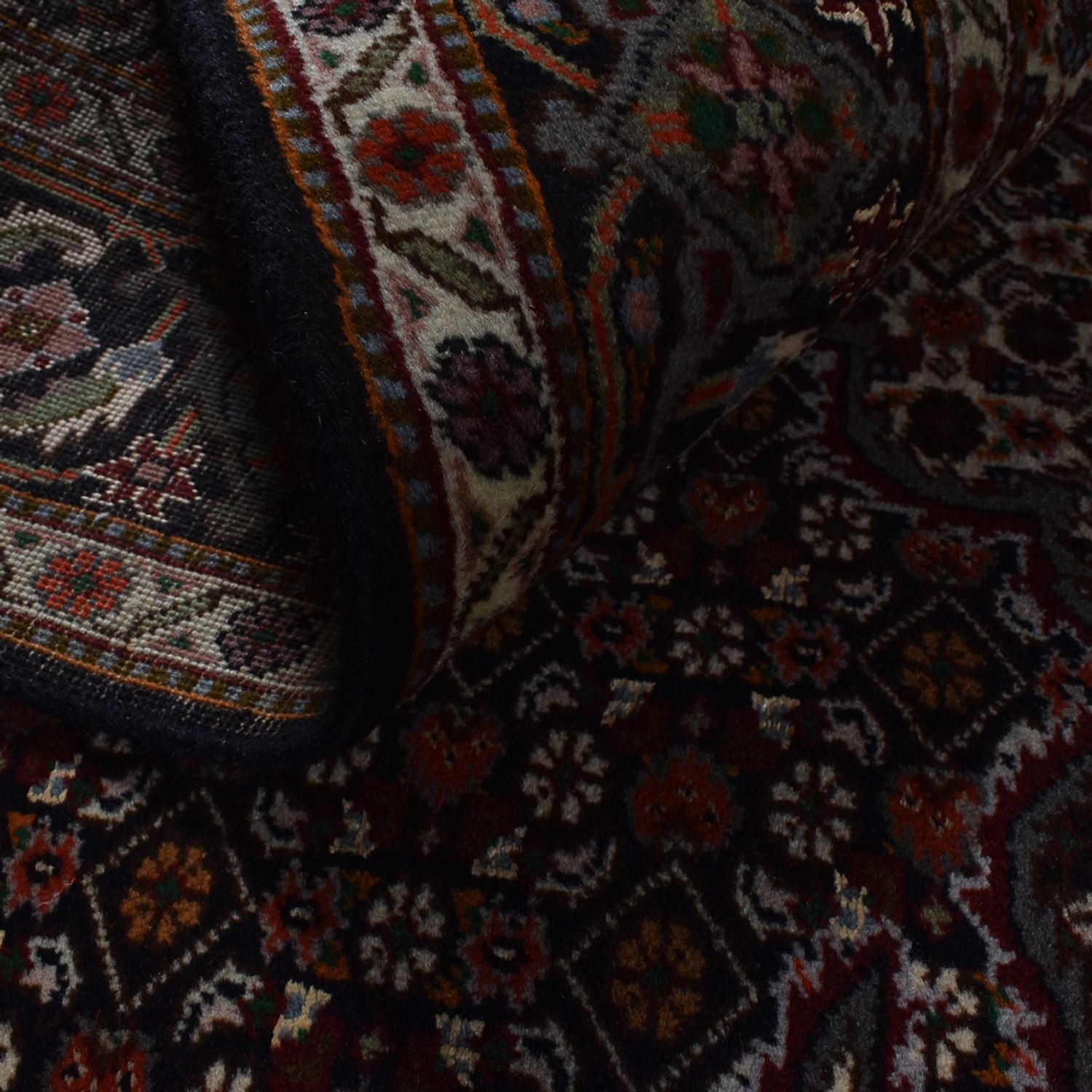 Tappeto Persero - Tabriz - Reale - 200 x 152 cm - marrone scuro