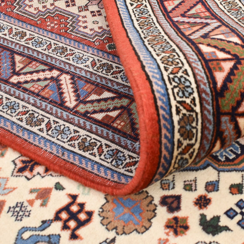 Tappeto Gabbeh - Kashkuli Persero - 208 x 148 cm - crema