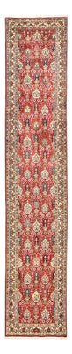 Tappeto corsia Tappeto Persero - Tabriz - Reale - 408 x 80 cm - rosso chiaro