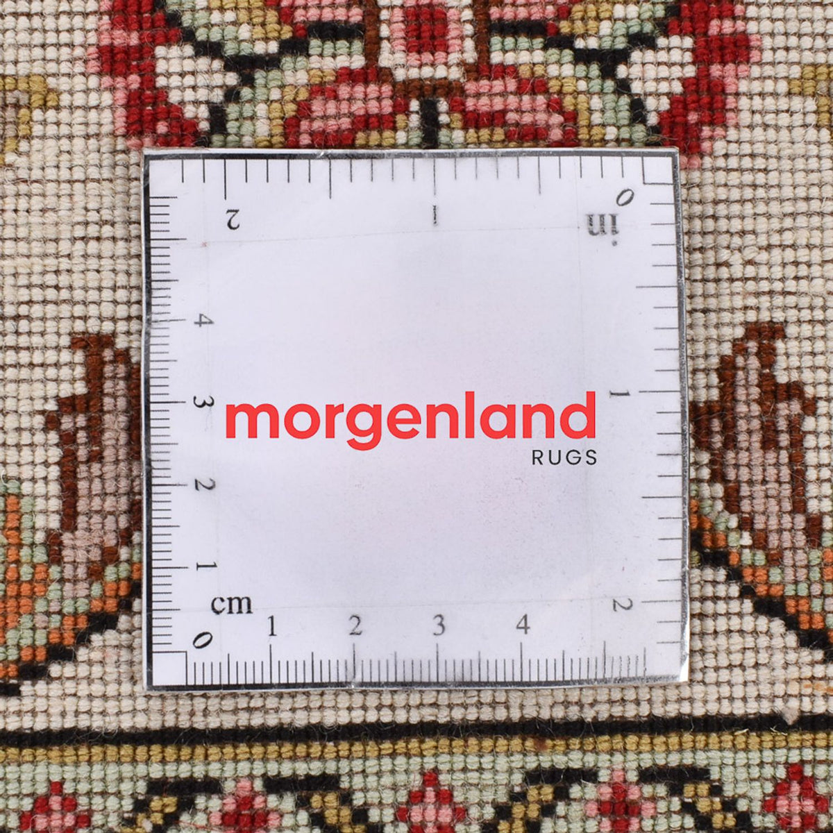 Tappeto corsia Tappeto Persero - Tabriz - Reale - 297 x 69 cm - sabbia