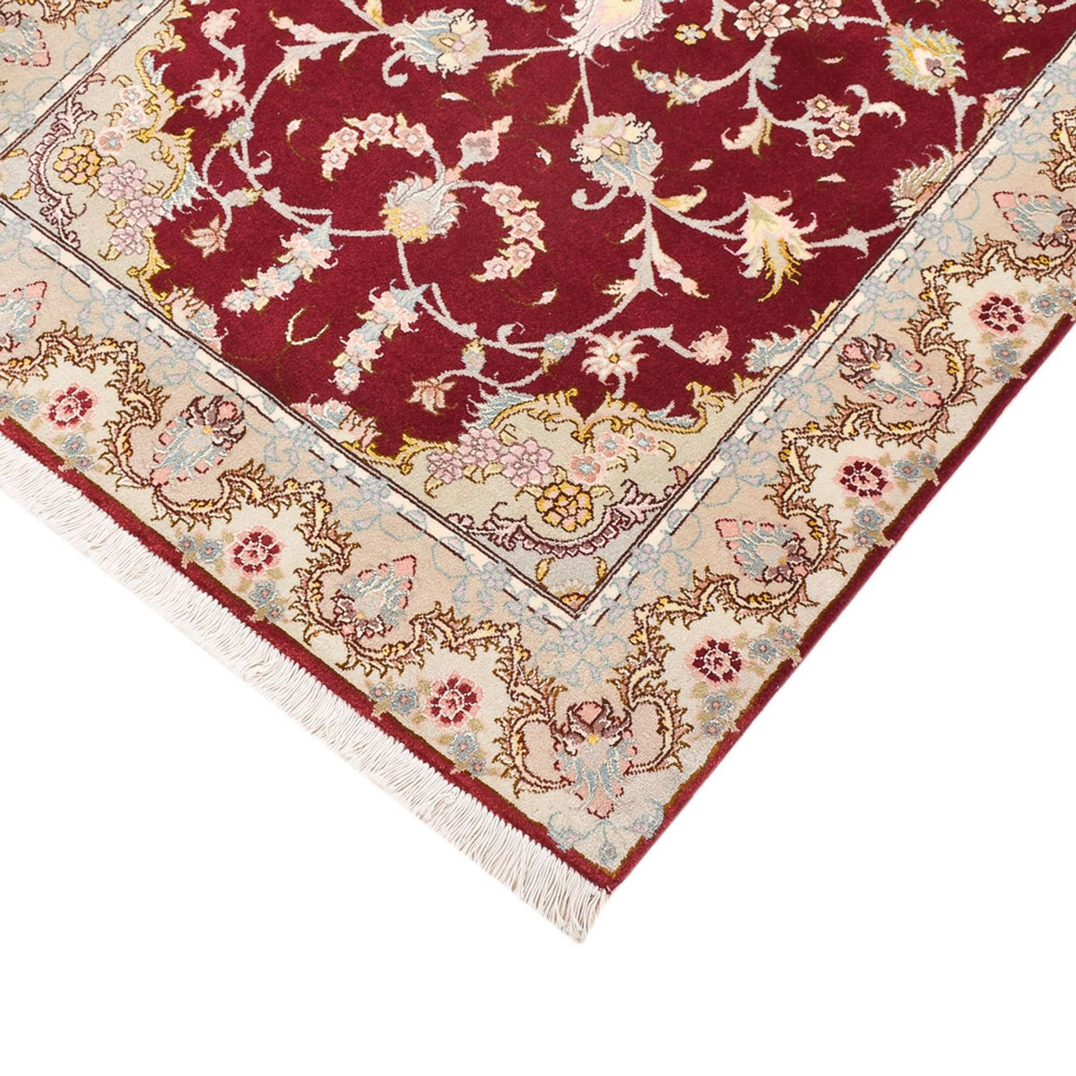 Tappeto corsia Tappeto Persero - Tabriz - Reale - 198 x 80 cm - rosso