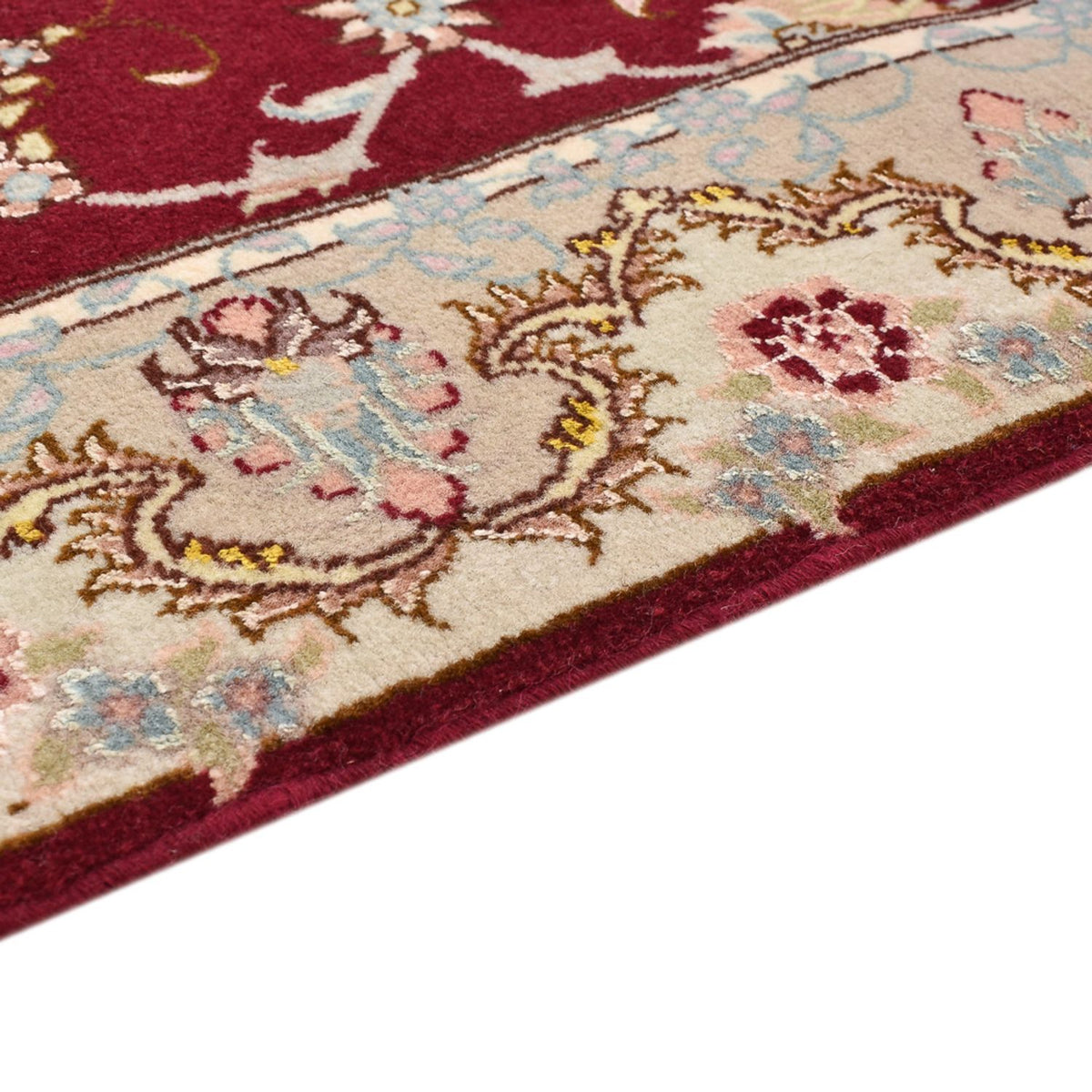 Tappeto corsia Tappeto Persero - Tabriz - Reale - 198 x 80 cm - rosso